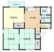 サンライズフジの間取り画像