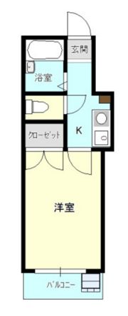 エクセレント安田B館の間取り画像