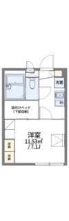 レオパレスブザービーターの間取り画像