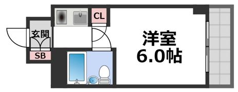 エクセルシオール長田の間取り画像