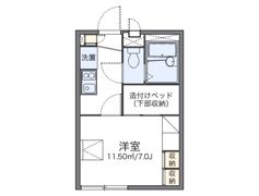 レオパレスマドンナの間取り画像