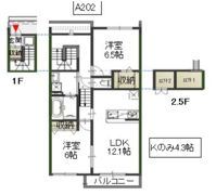 サンリーフAの間取り画像