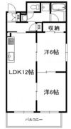 K1ハイム東雲の間取り画像