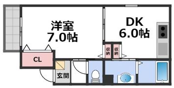 エストレヤ荒川の間取り画像