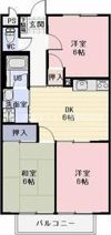 SurplusみくもAの間取り画像