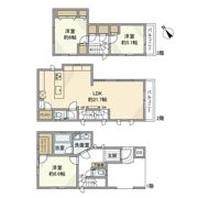 上大崎戸建の間取り画像