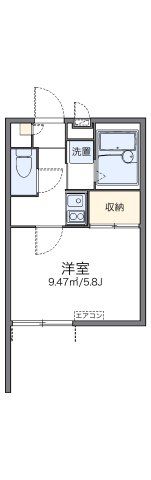 レオパレスエスタ セルトⅡの間取り画像