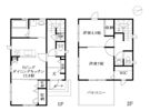西石井戸建ての間取り画像