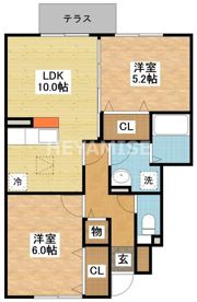 ロイヤルガーデン貝津 A棟の間取り画像