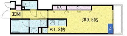 ミルーム赤坂の間取り画像