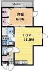福住マンションの間取り画像