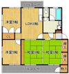 エメラルドタウン本城F棟 501号室の間取り画像