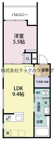 シェリル城北公園の間取り画像