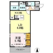 D-ROOM中倉の間取り画像
