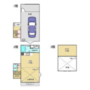 東泉丘ガレージハウスの間取り画像