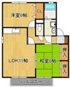 サパン長谷川A・Bの間取り画像