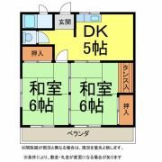 矢原アパートの間取り画像