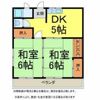 矢原アパートの間取り画像