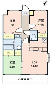 ソレイユ西条の間取り画像