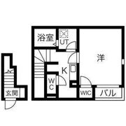 クレセント黒木の間取り画像