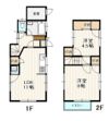 尾長戸建ての間取り画像