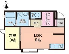 さくらステージ九工大前の間取り画像