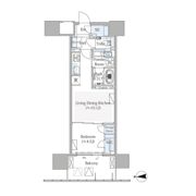 グランドシティタワー月島の間取り画像
