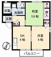 ビレッジ城北 A棟の間取り画像