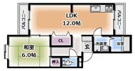 ナワテハイツの間取り画像