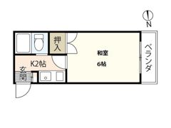 リーベ宇品1の間取り画像