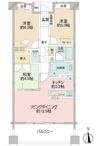 ライオンズ田無ウエストプレイスの間取り画像