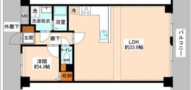 フジレジデンスの間取り画像