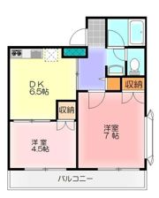 サンフラワー三鷹ハイツの間取り画像