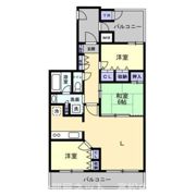 アルファシティ屋島六番館の間取り画像