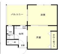 シティーハイツ二宮の間取り画像