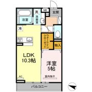 D-roomせのやの間取り画像