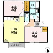 グリーンコート A棟の間取り画像