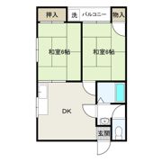 カトレヤマンションの間取り画像