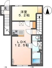 リバーヒルズの間取り画像