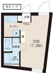 レピュア落合南長崎駅前の間取り画像