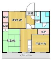 寿コーポの間取り画像