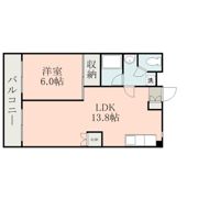 水前寺モア・ナチュールの間取り画像