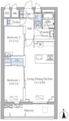 MOCXION PREMIUM四谷大京町の間取り画像