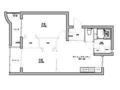 コーポ清水2号館の間取り画像