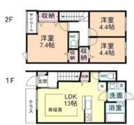 ナチュラルヴィレッジ町村Ⅱ D棟の間取り画像