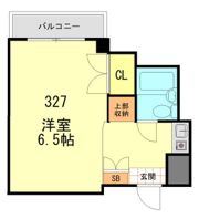 スカイコート品川第二の間取り画像