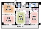 フレアコートコスモの間取り画像