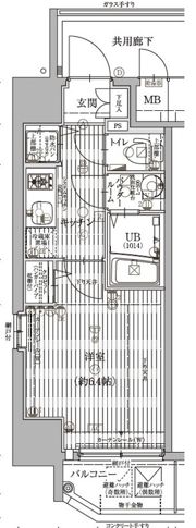 エスリード京橋WESTの間取り画像