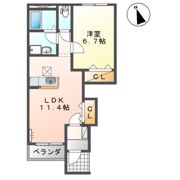 LE MIRAGE（レ ミラージ）の間取り画像