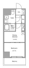 BRICK RESIDENCE 築地明石町の間取り画像